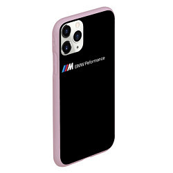 Чехол iPhone 11 Pro матовый BMW logo steel, цвет: 3D-розовый — фото 2