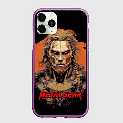 Чехол iPhone 11 Pro матовый Venom Snake Metal gear game, цвет: 3D-фиолетовый