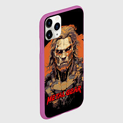 Чехол iPhone 11 Pro матовый Venom Snake Metal gear game, цвет: 3D-фиолетовый — фото 2