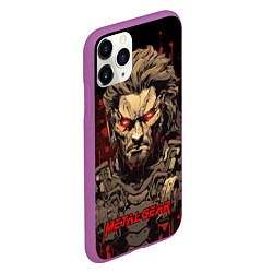 Чехол iPhone 11 Pro матовый Venom Snake Metal gear game, цвет: 3D-фиолетовый — фото 2