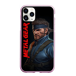 Чехол iPhone 11 Pro матовый Venom Snake Metal gear game, цвет: 3D-розовый