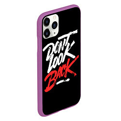 Чехол iPhone 11 Pro матовый The call - dont look back, цвет: 3D-фиолетовый — фото 2