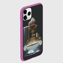 Чехол iPhone 11 Pro матовый Bloodborne Bosses - Ром, праздный паук, цвет: 3D-фиолетовый — фото 2