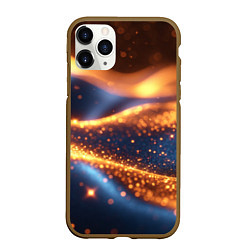 Чехол iPhone 11 Pro матовый Блестящая лакшери текстура, цвет: 3D-коричневый