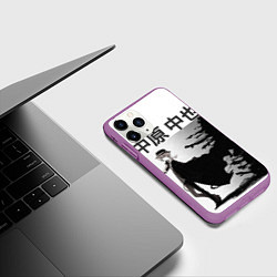 Чехол iPhone 11 Pro матовый Nakahara Chya, цвет: 3D-фиолетовый — фото 2