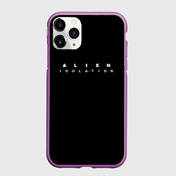 Чехол iPhone 11 Pro матовый Alien: Isolation, цвет: 3D-фиолетовый