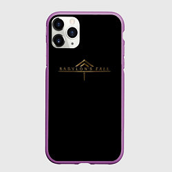 Чехол iPhone 11 Pro матовый Babylons Fall