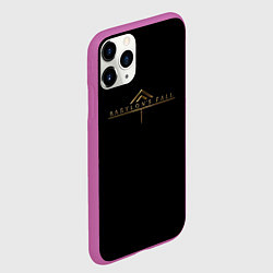Чехол iPhone 11 Pro матовый Babylons Fall, цвет: 3D-фиолетовый — фото 2
