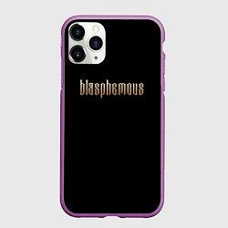 Чехол iPhone 11 Pro матовый Blasphemous, цвет: 3D-фиолетовый
