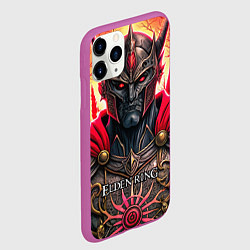 Чехол iPhone 11 Pro матовый Elden Ring персонаж темный рыцарь, цвет: 3D-фиолетовый — фото 2