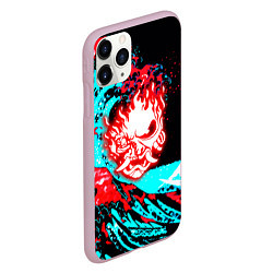 Чехол iPhone 11 Pro матовый Samurai steel game, цвет: 3D-розовый — фото 2