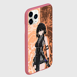 Чехол iPhone 11 Pro матовый Грозовые волны - Ровер, цвет: 3D-малиновый — фото 2