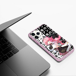 Чехол iPhone 11 Pro матовый Encore - Wuthering Waves, цвет: 3D-розовый — фото 2