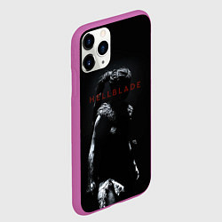 Чехол iPhone 11 Pro матовый Hellblade, цвет: 3D-фиолетовый — фото 2