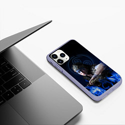 Чехол iPhone 11 Pro матовый Senua - Hellblade, цвет: 3D-светло-сиреневый — фото 2