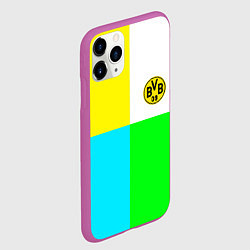Чехол iPhone 11 Pro матовый Borussia color cport, цвет: 3D-фиолетовый — фото 2