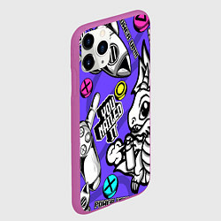 Чехол iPhone 11 Pro матовый Игра с драконами, цвет: 3D-фиолетовый — фото 2