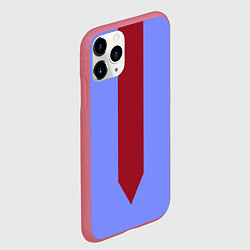 Чехол iPhone 11 Pro матовый Красная стрелка, цвет: 3D-малиновый — фото 2