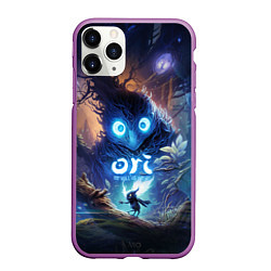 Чехол iPhone 11 Pro матовый Ku Ori and the Will of the Wisps, цвет: 3D-фиолетовый