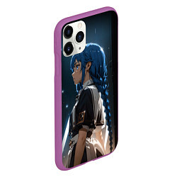 Чехол iPhone 11 Pro матовый Рокси Наставница - Mushoku Tensei: Jobless, цвет: 3D-фиолетовый — фото 2