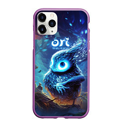 Чехол iPhone 11 Pro матовый Сова Ku Ori and the Will of the Wisps, цвет: 3D-фиолетовый