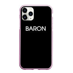 Чехол iPhone 11 Pro матовый Барон baron, цвет: 3D-розовый