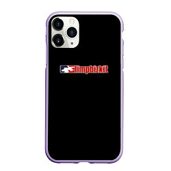 Чехол iPhone 11 Pro матовый Limp Bizkit logo rock, цвет: 3D-светло-сиреневый