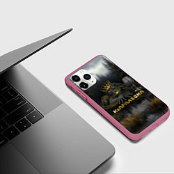 Чехол iPhone 11 Pro матовый Кваралевна, цвет: 3D-малиновый — фото 2