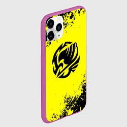 Чехол iPhone 11 Pro матовый Хвост феи текстура аниме, цвет: 3D-фиолетовый — фото 2