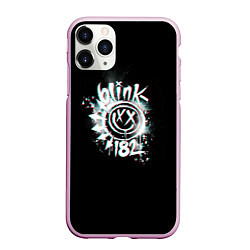 Чехол iPhone 11 Pro матовый Blink-182 glitch