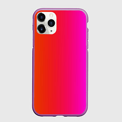 Чехол iPhone 11 Pro матовый Лучезарное сияние, цвет: 3D-фиолетовый