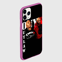 Чехол iPhone 11 Pro матовый Onyx outlaw, цвет: 3D-фиолетовый — фото 2