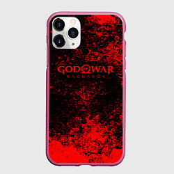 Чехол iPhone 11 Pro матовый God of war ragnar blood, цвет: 3D-малиновый