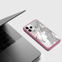 Чехол iPhone 11 Pro матовый Frieren Sexy, цвет: 3D-малиновый — фото 2
