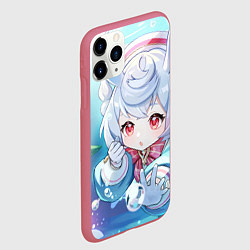 Чехол iPhone 11 Pro матовый Genshin Impact Сиджвин, цвет: 3D-малиновый — фото 2