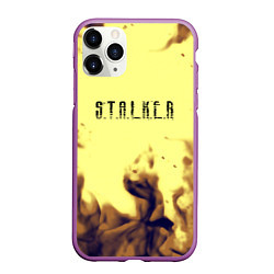 Чехол iPhone 11 Pro матовый Stalker fire retro, цвет: 3D-фиолетовый