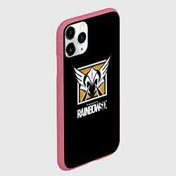 Чехол iPhone 11 Pro матовый Радуга юбисофт, цвет: 3D-малиновый — фото 2