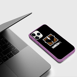 Чехол iPhone 11 Pro матовый Rainbow six game collection, цвет: 3D-фиолетовый — фото 2