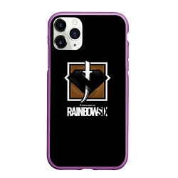 Чехол iPhone 11 Pro матовый Rainbow six game collection, цвет: 3D-фиолетовый