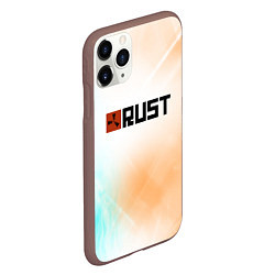 Чехол iPhone 11 Pro матовый RUST gradient, цвет: 3D-коричневый — фото 2