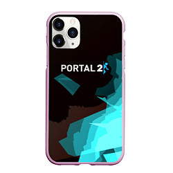 Чехол iPhone 11 Pro матовый Portal abstraction game valve, цвет: 3D-розовый