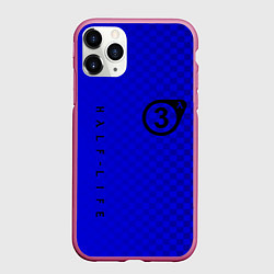 Чехол iPhone 11 Pro матовый Half life 3 logo games, цвет: 3D-малиновый