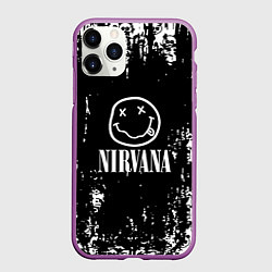 Чехол iPhone 11 Pro матовый Nirvana teddy, цвет: 3D-фиолетовый