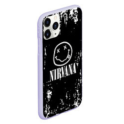 Чехол iPhone 11 Pro матовый Nirvana teddy, цвет: 3D-светло-сиреневый — фото 2