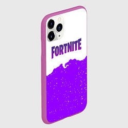 Чехол iPhone 11 Pro матовый Fortnite game epic games, цвет: 3D-фиолетовый — фото 2