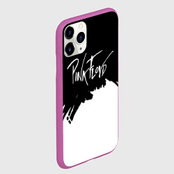 Чехол iPhone 11 Pro матовый Pink Floyd белые краски, цвет: 3D-фиолетовый — фото 2