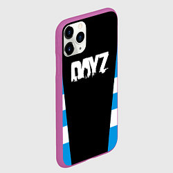 Чехол iPhone 11 Pro матовый Dayz геометрия, цвет: 3D-фиолетовый — фото 2