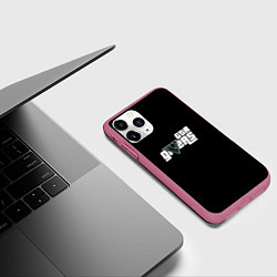 Чехол iPhone 11 Pro матовый GTA givers, цвет: 3D-малиновый — фото 2