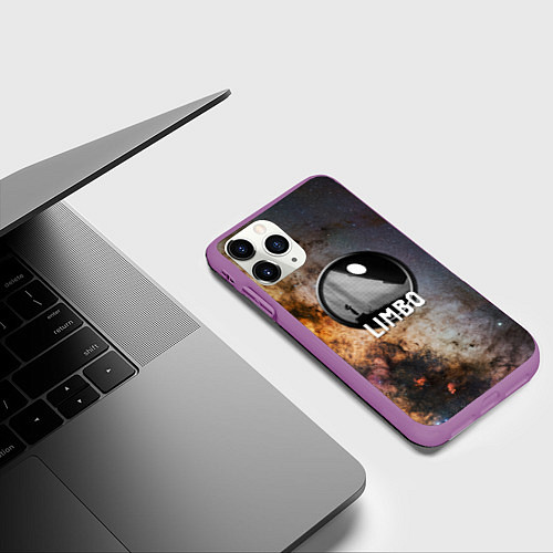 Чехол iPhone 11 Pro матовый Limbo space roglike / 3D-Фиолетовый – фото 3