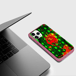 Чехол iPhone 11 Pro матовый The Elder Scrolls game, цвет: 3D-малиновый — фото 2